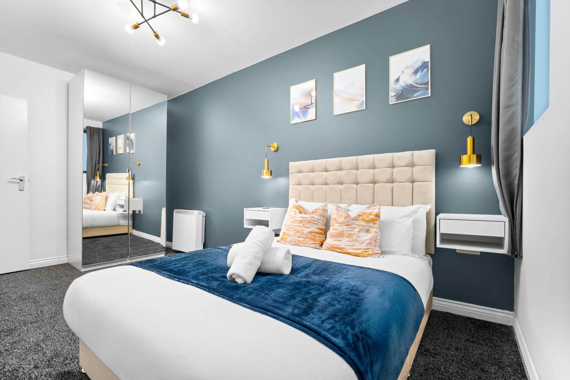Luxury Two Bedroom Apartment - City Ceentre - Balcony - Jq - Netflix & Wifi - 11B 버밍엄 외부 사진